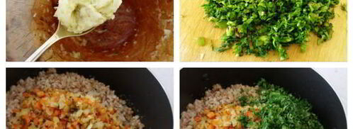 каша гречневая рассыпчатая с морковью и специями. Шаг 3