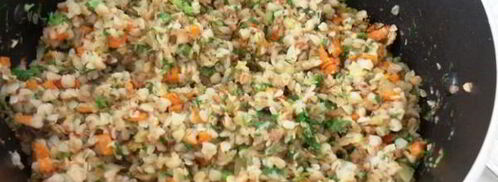 каша гречневая рассыпчатая с морковью и специями. Шаг 4