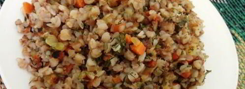 каша гречневая рассыпчатая с морковью и специями. Шаг 6