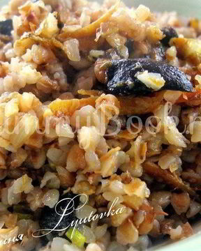 Каша гречневая с грибами