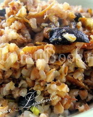 Каша гречневая с грибами