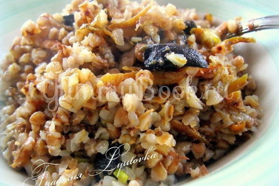 Рецепт каши гречневой с грибами