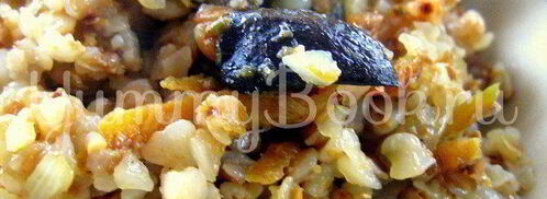 каша гречневая с грибами. Шаг 4