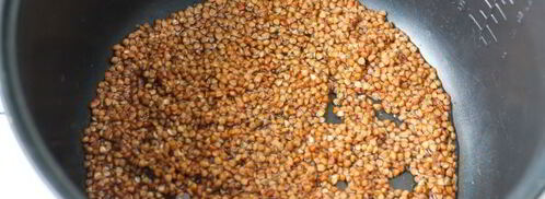 молочная гречневая каша в мультиварке. Шаг 5