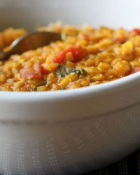 Каша из чечевицы