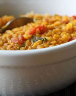 Каша из чечевицы