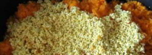 каша из тыквы с пшеном на плите. Шаг 2