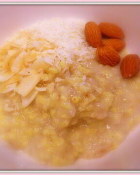 Каша на кокосовых сливках