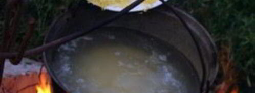 каша на костре. Шаг 4