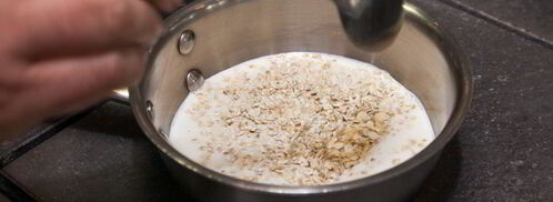 каша овсяная с жареными бананами. Шаг 2