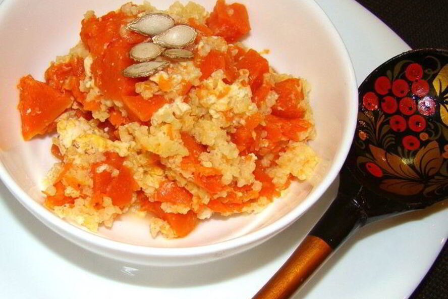 Рецепт каши тыквенной с пшеном