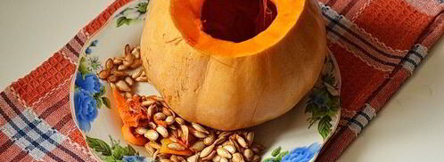 каша в тыкве, запеченная в духовке. Шаг 7