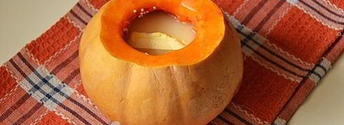 каша в тыкве, запеченная в духовке. Шаг 11