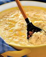 Каша ячневая со сметаной