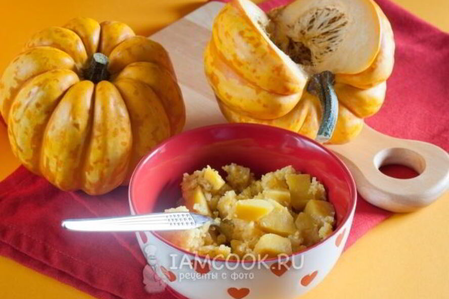 Рецепт кукурузной каши с тыквой