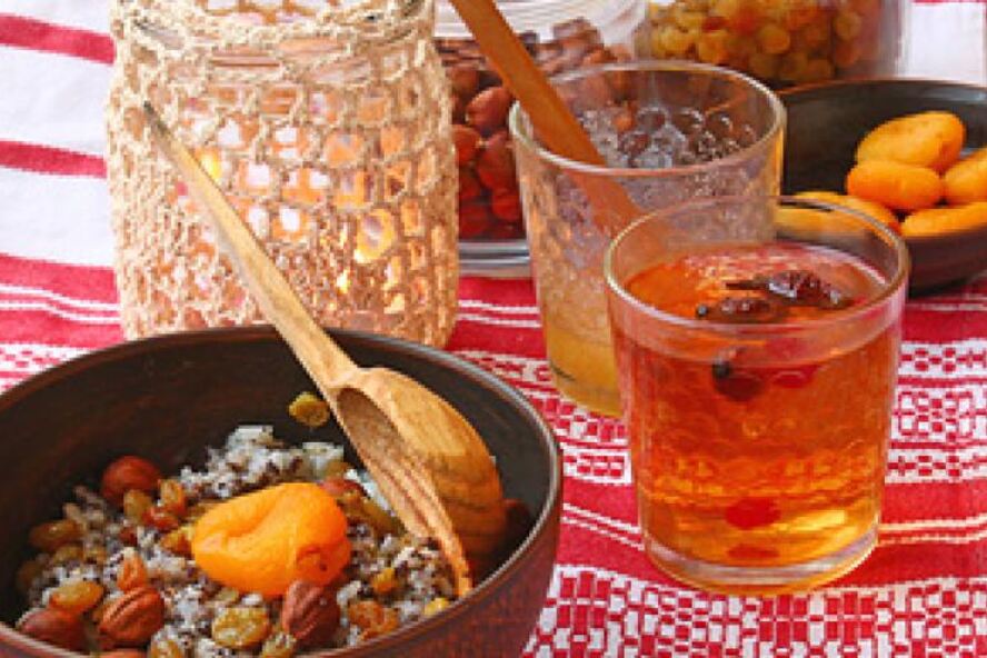 Рецепт кутьи и напиток из шиповника