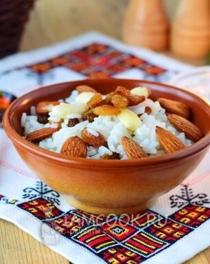 Кутья из риса с изюмом поминальная