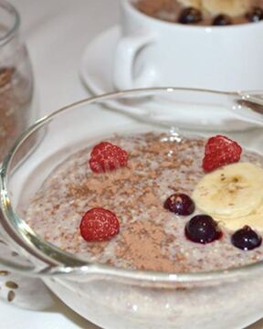 Льняная каша с расторопшей