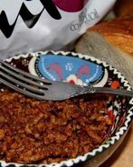 Мясная каша с отрубями