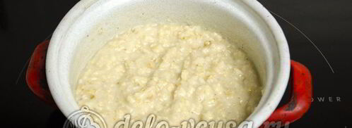 овсяная каша на воде. Шаг 3