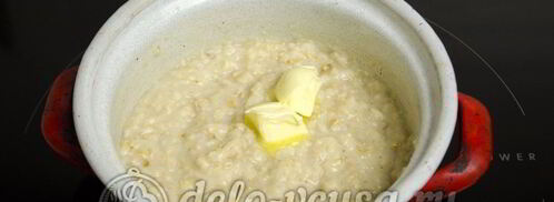 овсяная каша на воде. Шаг 4