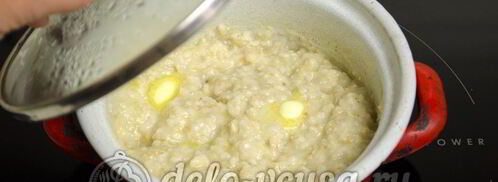 овсяная каша на воде. Шаг 5