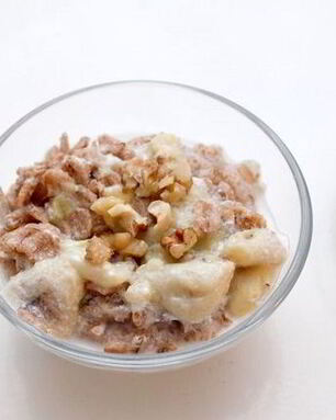 Овсянка с фруктами