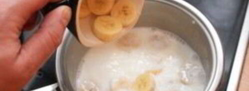 овсянка с фруктами. Шаг 2