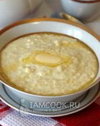 Пшенная каша с творогом