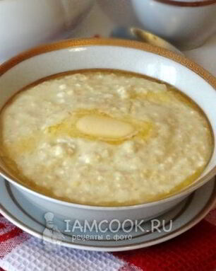 Пшенная каша с творогом