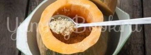 пшенная каша в тыкве. Шаг 2