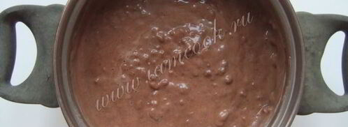 шоколадная рисовая каша. Шаг 11