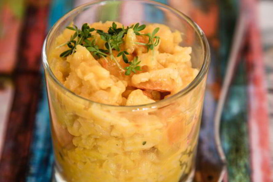 Рецепт тыквенной каши с рисом