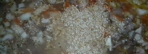 ячневая каша на бараньей рульке. Шаг 4