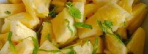 ананас с мятным сиропом. Шаг 4