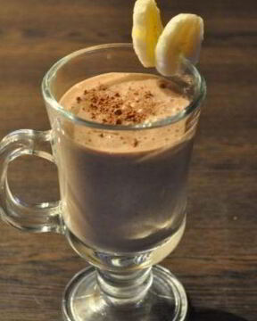 Бананово-шоколадный коктейль