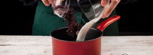 ароматный чай с гибискусом. Шаг 4