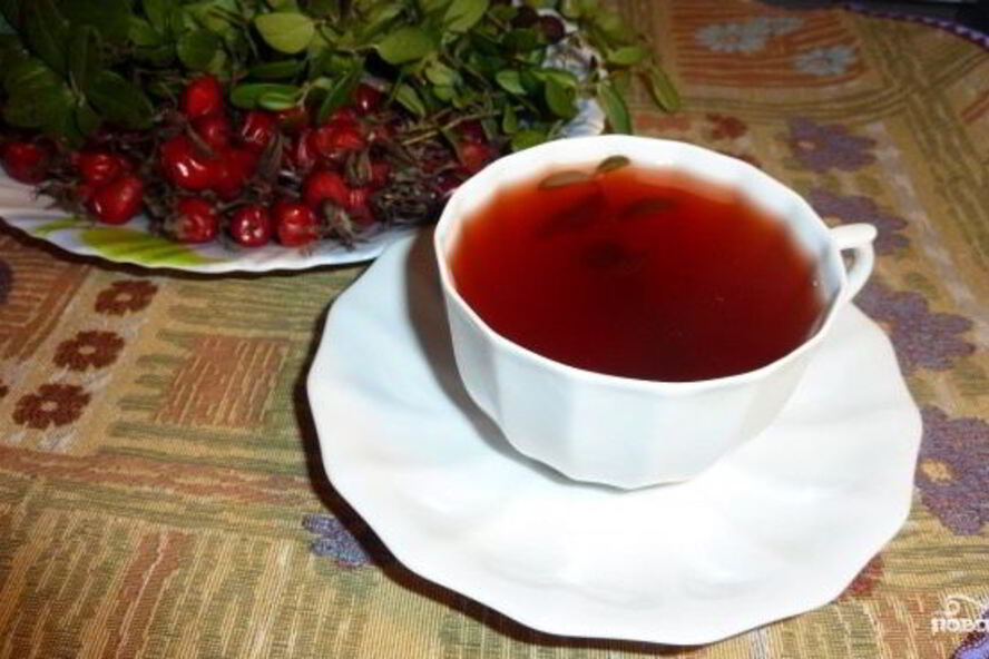 Рецепт брусничного чая