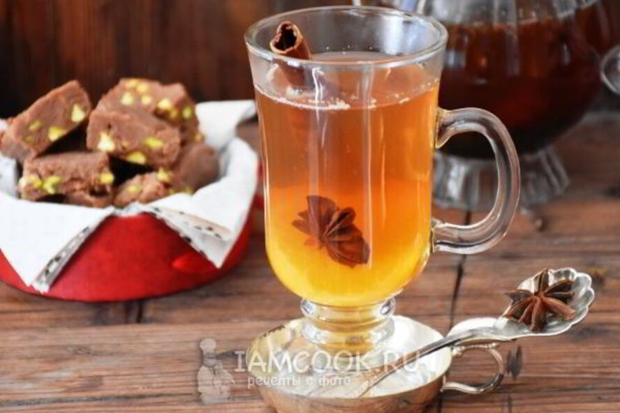 Рецепт чая с апельсином и корицей