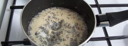 чай с молоком нежное облако. Шаг 4