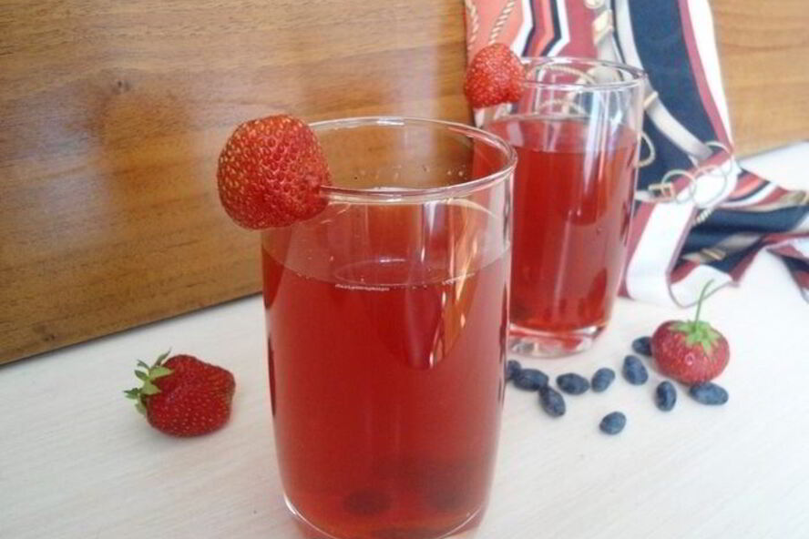 Рецепт холодного чая ягодного ройбуш