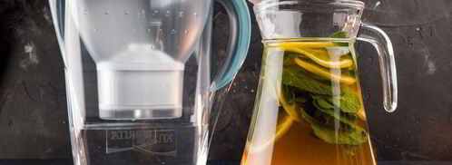 холодный летний чай с мятой и лимоном. Шаг 7