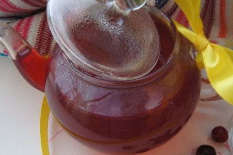 Рецепт клюквенного чая на травяном настое