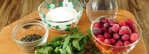 клюквенный чай. Шаг 4