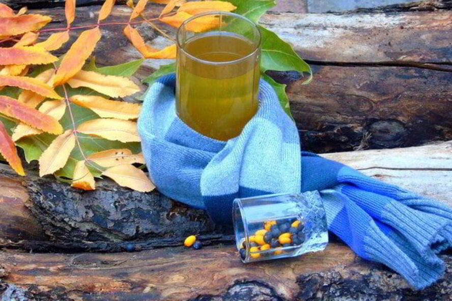 Рецепт можжевелова-облепихового чай с изюмом