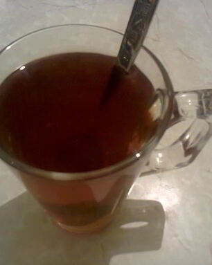 Мятный чай с малиной