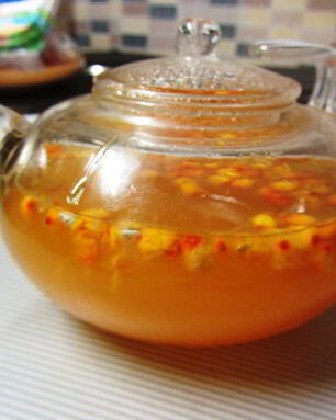 Облепиховый чай с медом