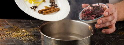 осенний согревающий чай. Шаг 2