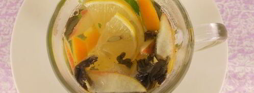 яблочно-цитрусовый чай с мятой. Шаг 3