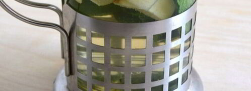 зеленый чай с яблоком, мятой и ромашкой. Шаг 5